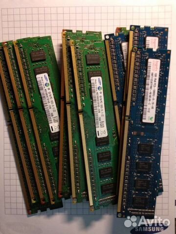Оперативка DDR2 1Gb в ассортименте