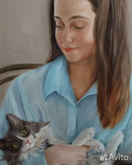 Картина маслом портрет