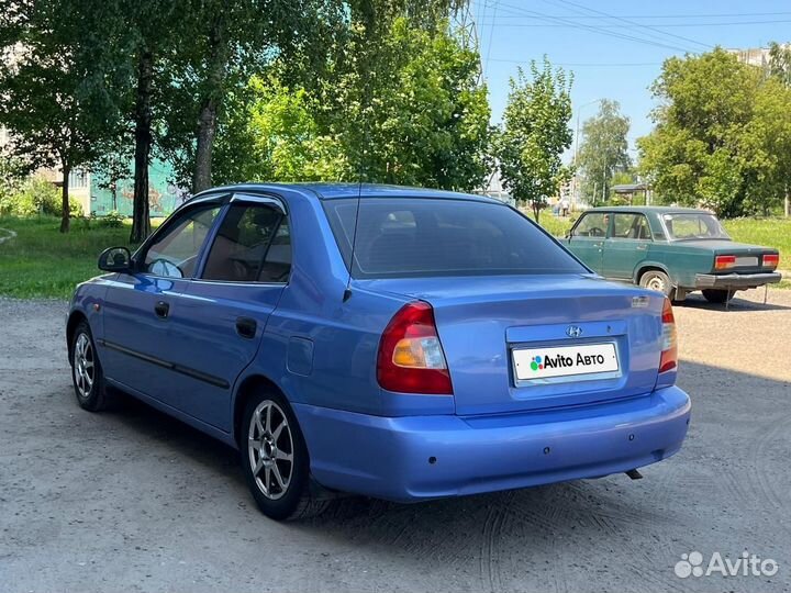 Hyundai Accent 1.5 AT, 2005, 209 314 км