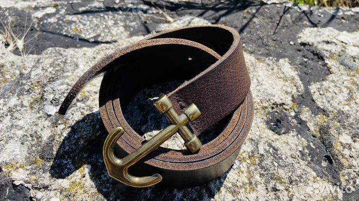 Кожаный ремень Oasis якорь