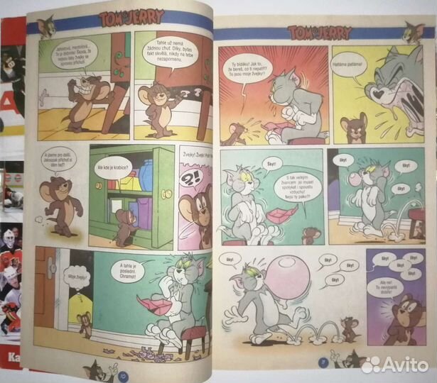Комиксы Том и Джерри на чешском языке