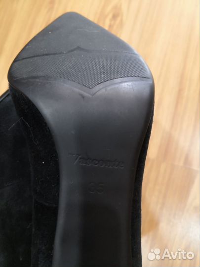 Туфли натуральная замша 36 р женские