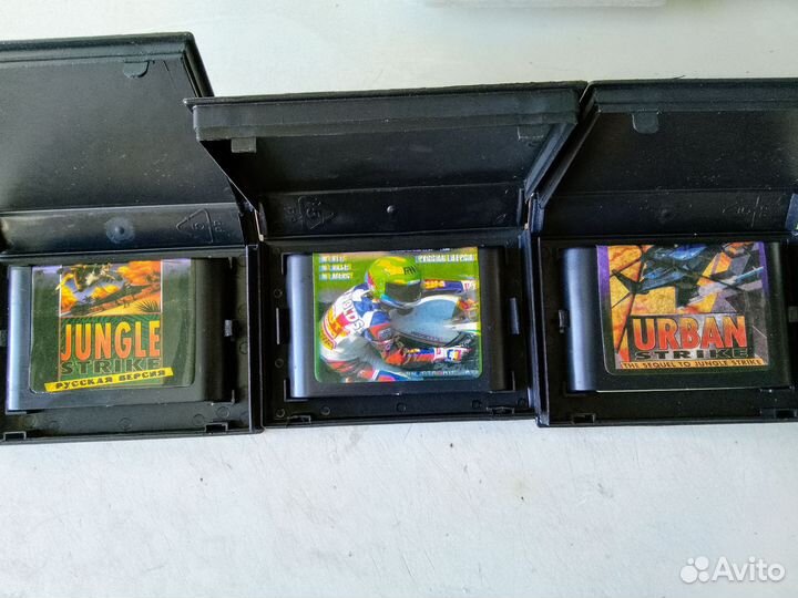 Картриджи для sega mega drive 2 (3 картриджа)