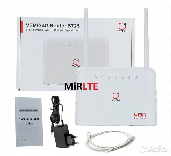 Интернет Центр vemo B725 3G/4G LTE