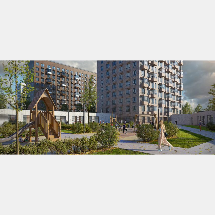 2-к. квартира, 54,4 м², 5/15 эт.