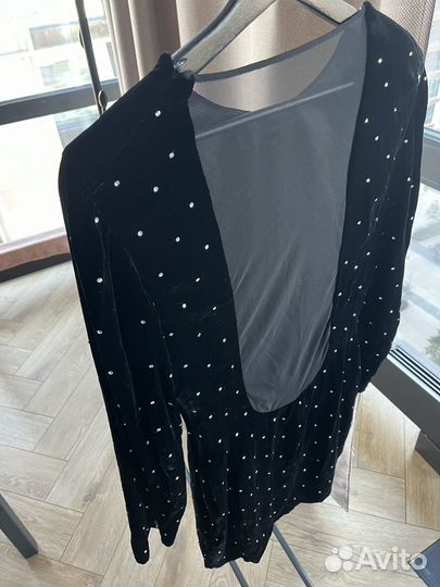 Платье в стразах