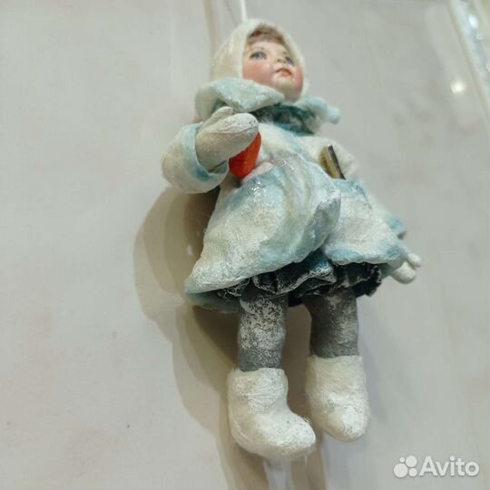 Ватные елочные игрушки