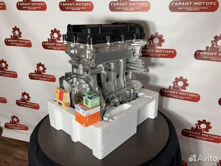 Двигатель новый на Hyundai SolarisKia Rio G4FC