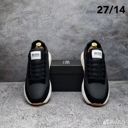 Кроссовки черные boss