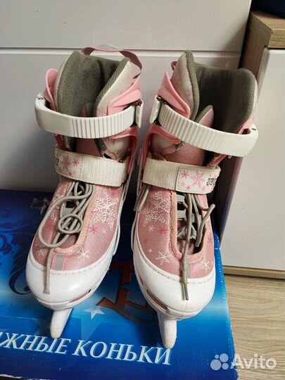Коньки раздвижные 34 37