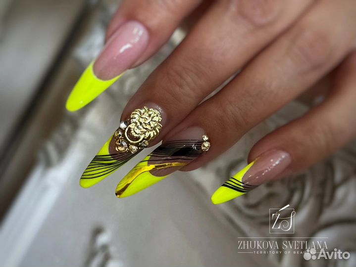 Наращивание ногтей все включено