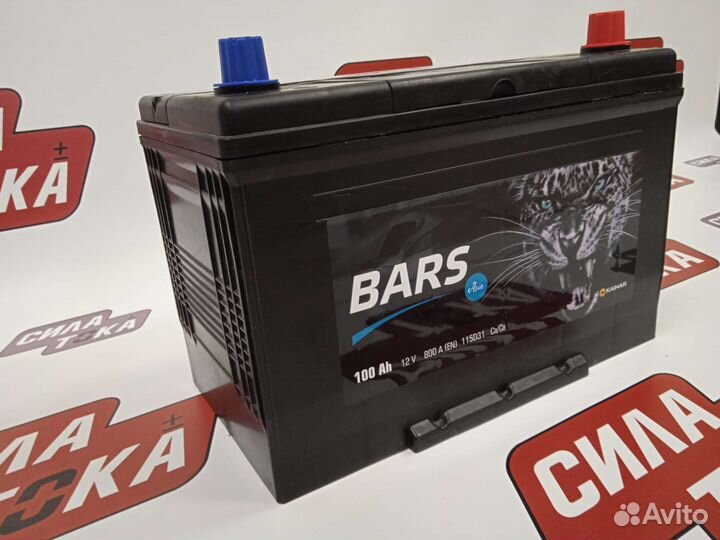 Аккумулятор Bars Asia 100aч