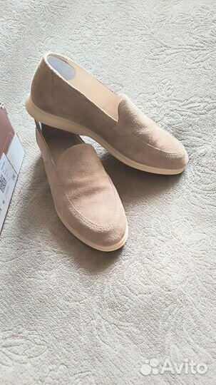 Слипоны замшевые 37 размер