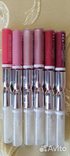 Устойчивая жидкая помада +блеск