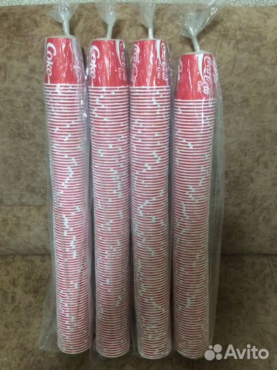 Новые бумажные стаканчики Coca-Cola 100мл