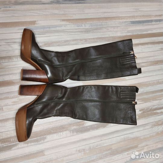 Сапоги женские натуральная кожа италия 37р