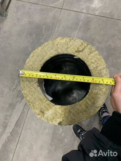 Дымоход сэндвич Сферра 150/250. 1м,0,5м. жс.ос