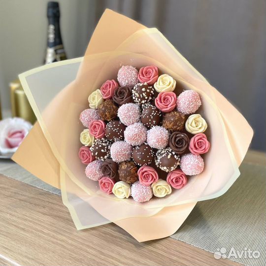 Букет клубники в шоколаде