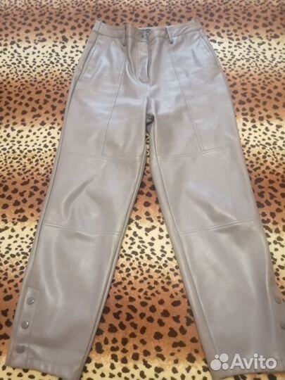 Брюки кожаные