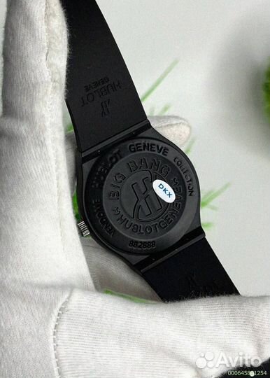 Наручные часы Hublot WHB3 чёрные (Арт.69147)