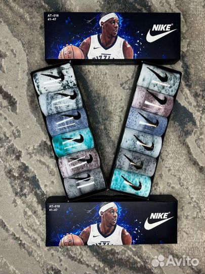 Носки Nike everyday в коробке new style 6 пар