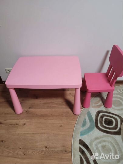 Детский стол и стул для детей
