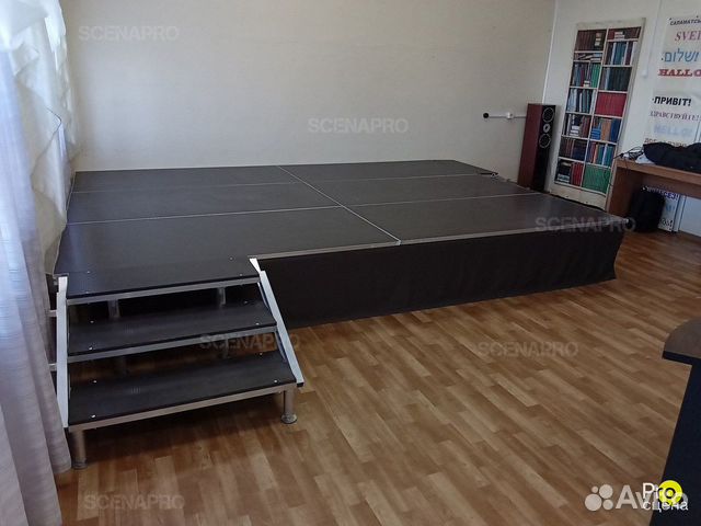 Сценический подиум из евростолов