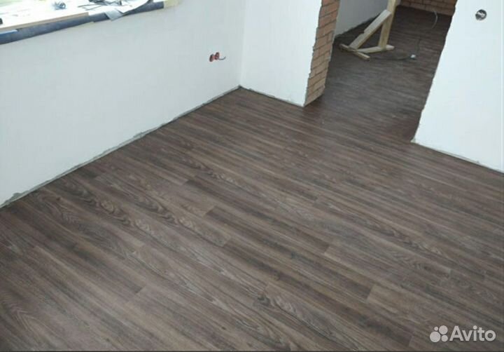 Кварцвиниловая плитка бу