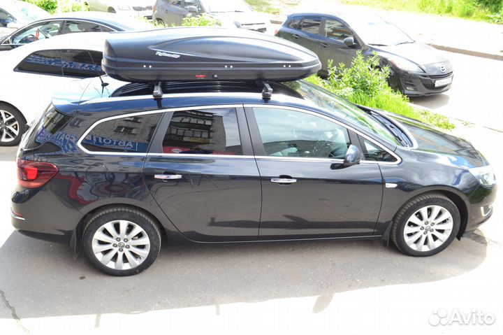 Багажник бокс на крышу Opel Astra J (2010-2018)