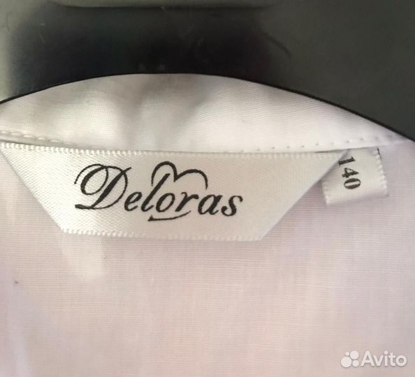 Рубашка белая для девочки 140 см