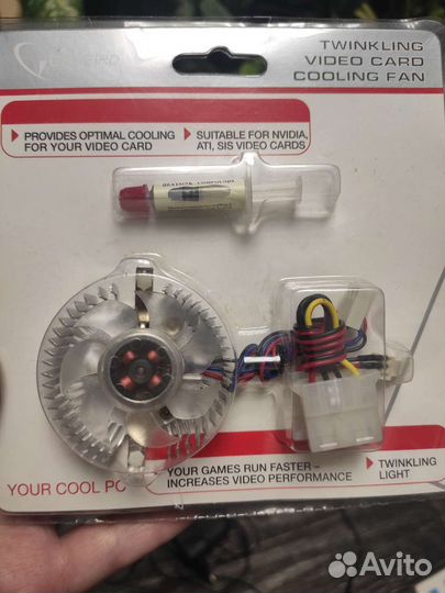 Блок питания 12v,1A кулер видеокарты, провода