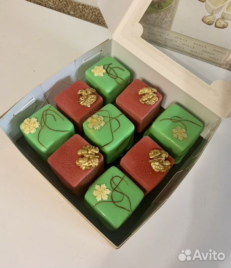 Торт из кубиков