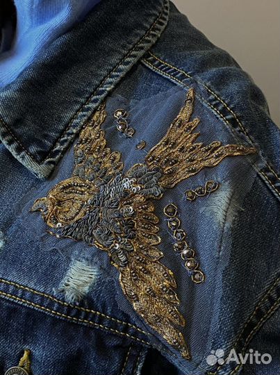 Джинсовая куртка Zara Basic M/L