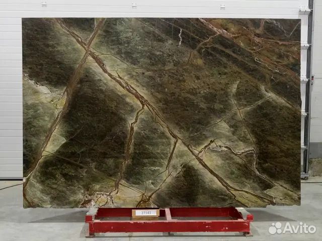 Мрамор bidasar green, Слэб 20 мм