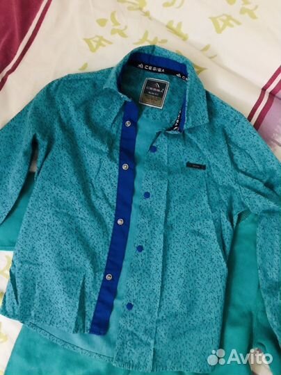 Рубашка школьная 116 122