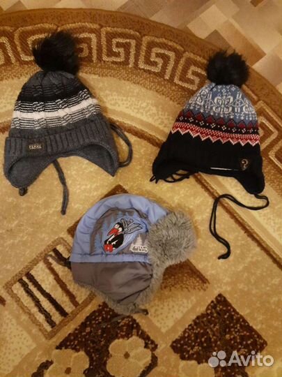 Шапка для мальчика 50 52