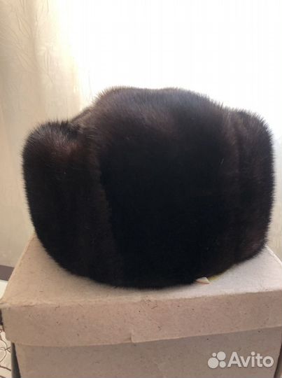 Норковая шапка мужская, обманка