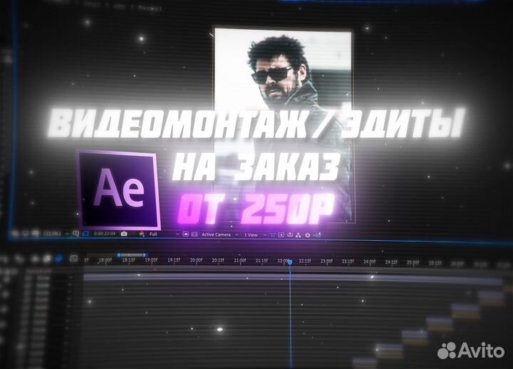 Монтаж видео. Рилс. Эдиты на заказ в After Effects