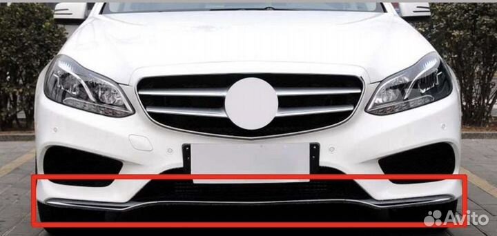 Диффузор переднего бампера