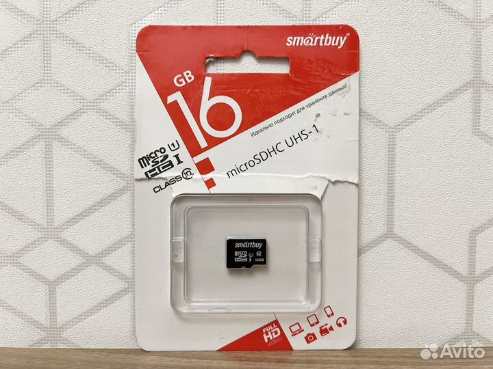 Карта памяти Smartbuy microsdhc 16 гб