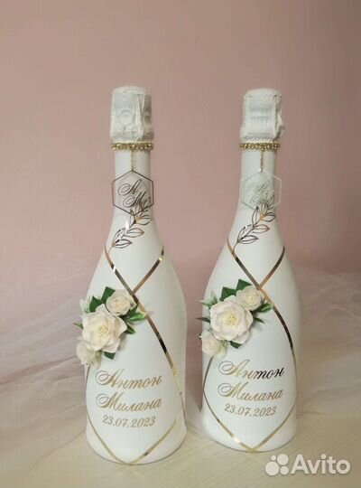 Свадебный набор, свадебные бокалы и сундучек