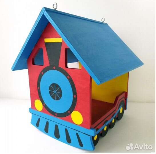 Кормушка для птиц «паровоз»