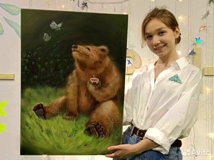 Картина акрилом 