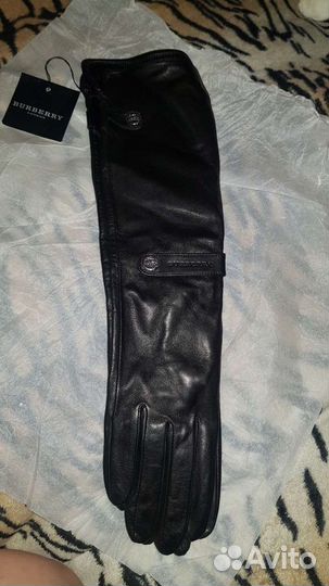 Перчатки женские кожаные новые