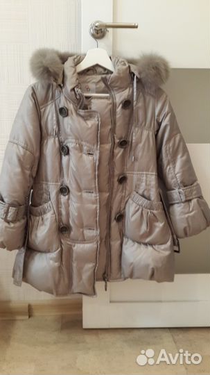 Зимнее пальто на пуху