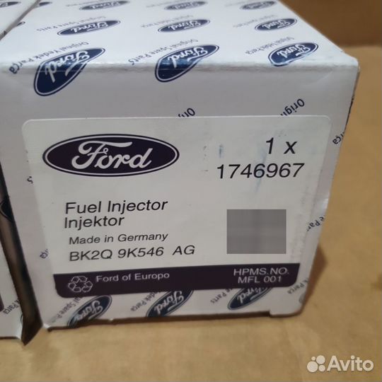 Форсунка топливная Ford Peugeot Citroën 2.2 ориг