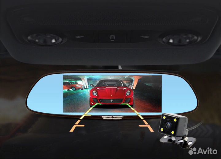 Новое Зеркало-видеорегистр сенсор 9 дюймов