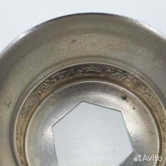 Два маленьких подстаканника, клейма мнц