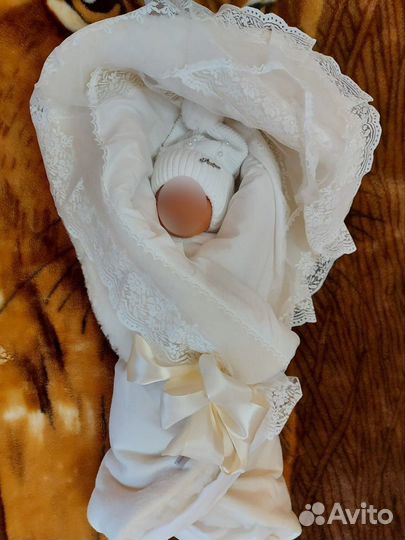 Конверт-одеяло на выписку осень-зима-весна