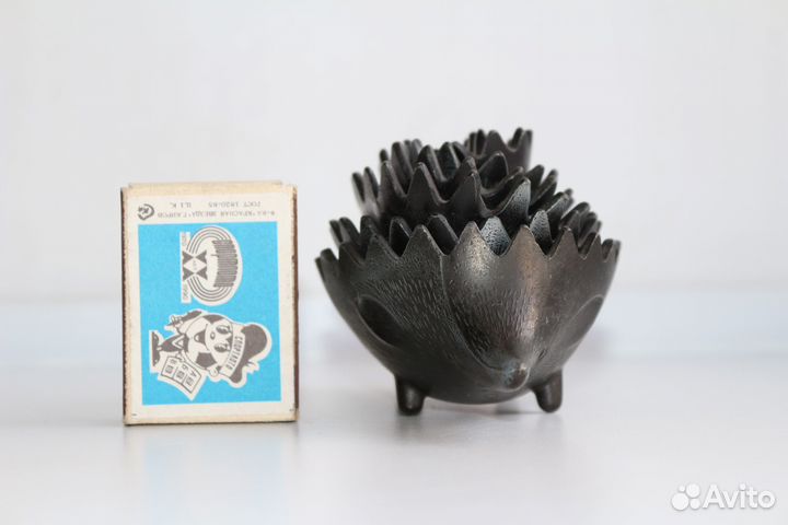 Пепельница СССР ёж ежи комплект